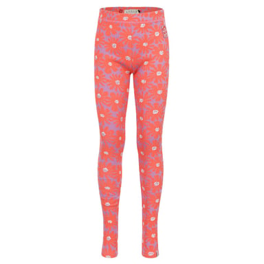 Looxs Revolution Jersey legging koraal floral spring voor meisjes in de kleur