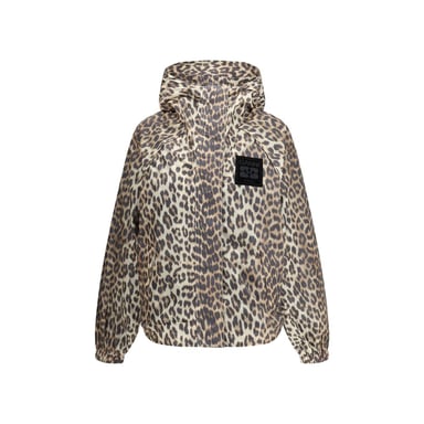 Ganni Multicolor Nylon Rain Coat