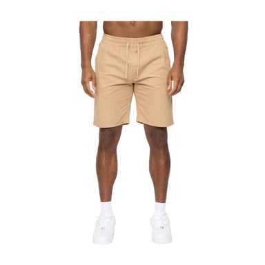 Crosshatch Mens Blansmoore Elasticated Regular Casual Shorts (Stone)