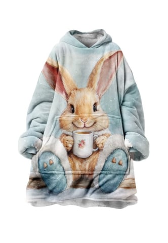 "Winter Bunny fm" Huggie