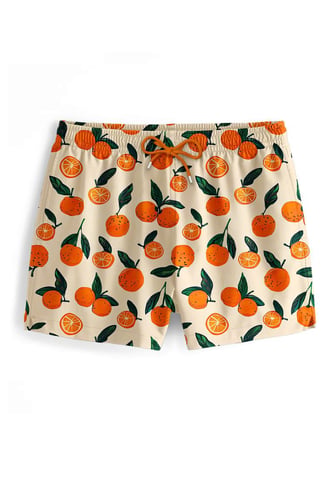 "Oranges Madness" Swim Shorts