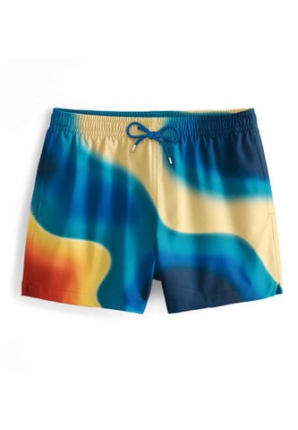 "Blue Flow" Swim Shorts