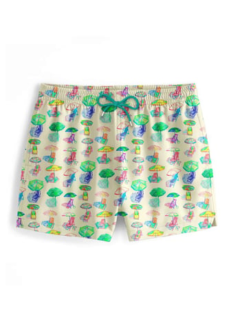 "Umbrellas" Swim Shorts