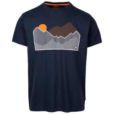 Trespass Mens Lisab Printed T-Shirt (Navy)