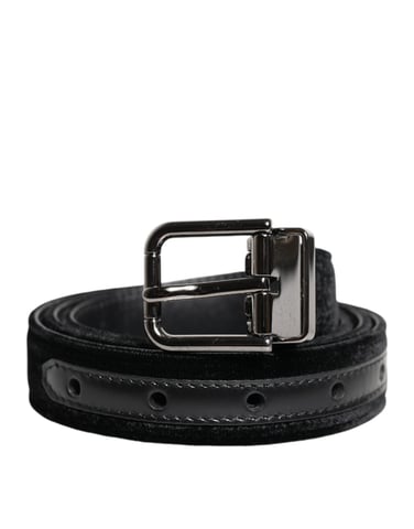 Velvet Leather Belt Buckle