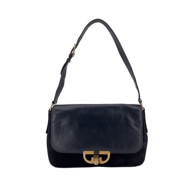 Gucci Vintage Suede Shoulder Bag