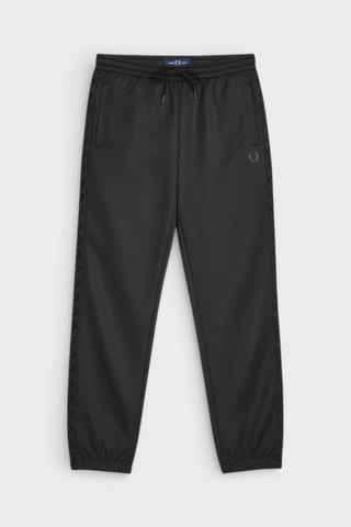 Fred Perry Men's Seasonal Taped Track Pant Black