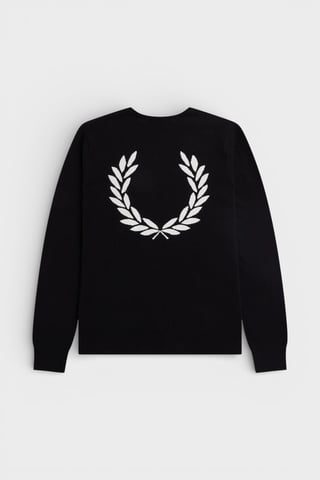 Fred Perry Laurel Wreath Jumper Black