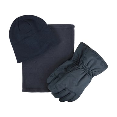 Mountain Warehouse Mens Hat Gloves And Scarf Set (Navy)