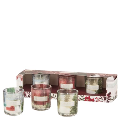 Heart & Home Mini Kaarsen Collectie 3 x 45g Feestelijke Geuren