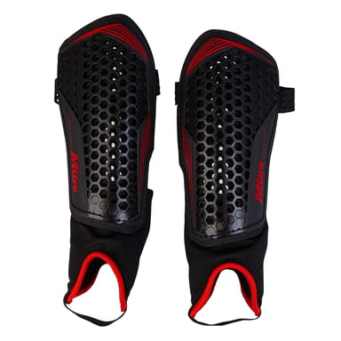 Mitre Heren 2024 Aircell Technology Scheenbeschermers (Zwart/Rood)