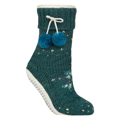 1 Paar Dames Chunky Sherpa Gevoerde Gezellige Moccasins met Pom Pom - Warme Comfort
