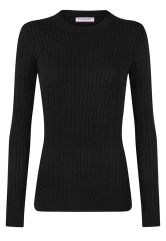 Pullover Cableknit Crewneck Pullover