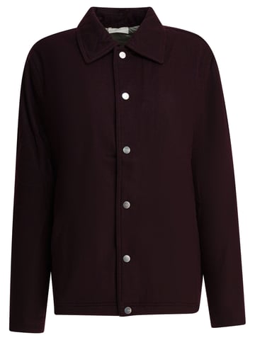 Bordeaux Wool Blend Jacket