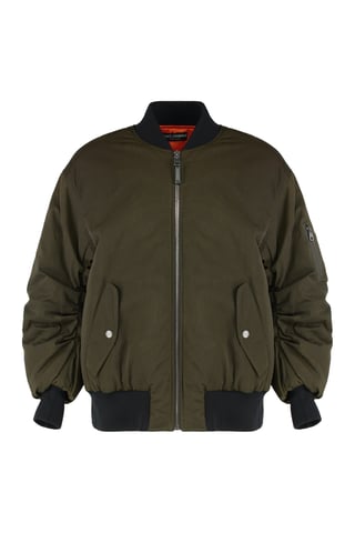Överdimensionerad Bomber i Nylon