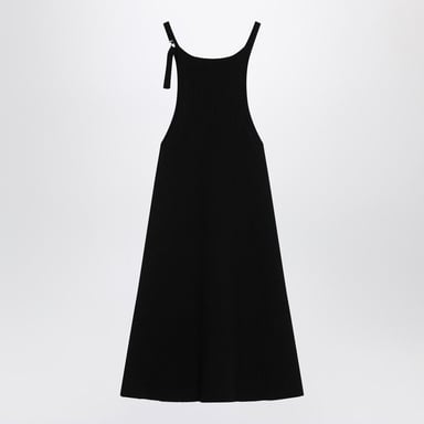 Black Ribbed Mini Dress