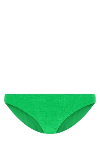 Logo Detail Knit Bikini Bottom