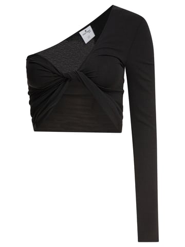 Black Elastane Top