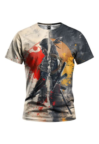 "Samurai Contrast" T-shirt