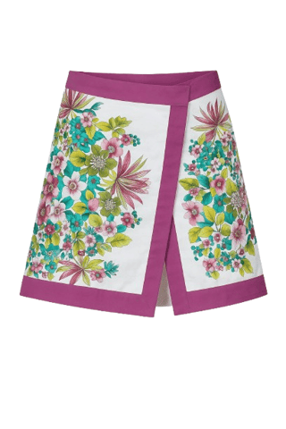 Floral Panel A-Line Skirt — Fresh, Artistic and Perfect for Summer Elegance