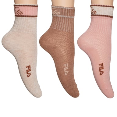 Pack of 3 Girls' Mid-Calf Socks F8206