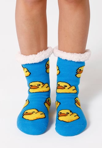 "Ruuber Duck" Sherpa Socks