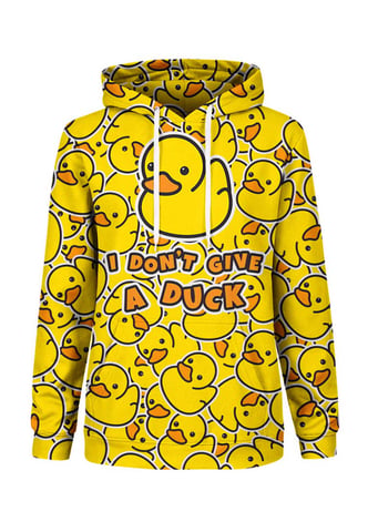"I Don't Give a Duck" Hoodie