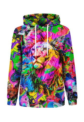 "Colorful Lion" Hoodie