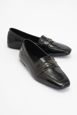 Iridessa Leather Flat Loafers Women