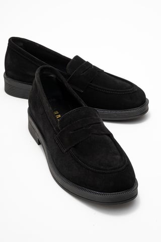Bree Platform Penny Leather Loafer