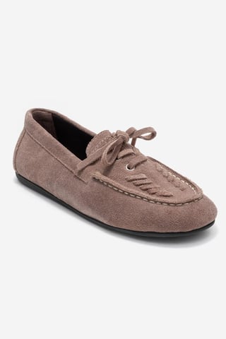 Lorven Leather Lace Up Loafer Women