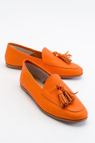 Mona Soft Leather Tassel Loafer Women
