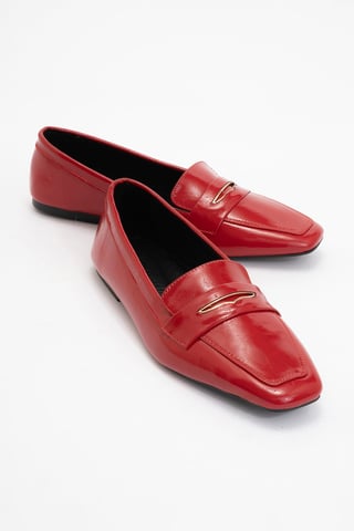 Iridessa Leather Flat Loafers Women