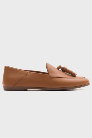 Mona Soft Leather Tassel Loafer