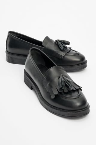 Milly Leather Tassel Loafer