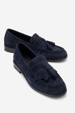 Lupen Leather Tassel Loafer Women