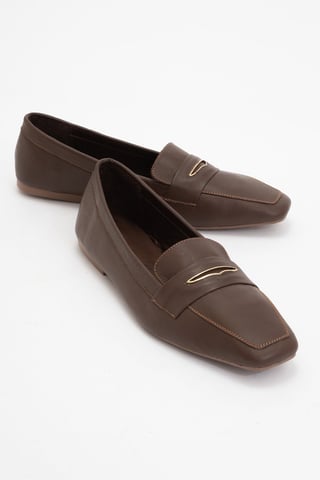 Iridessa Leather Flat Loafers Women