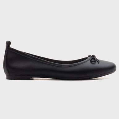 Florence Leather Ballerina Flats