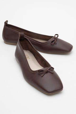 Sosa Leather Ballet Flats Women
