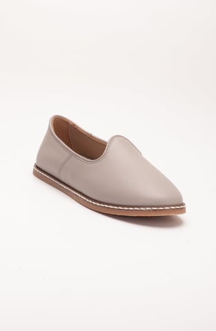 Dalya Leather Slip On Flats Women