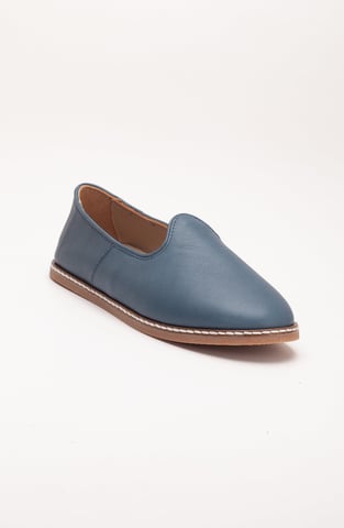 Dalya Leather Slip On Flats Women