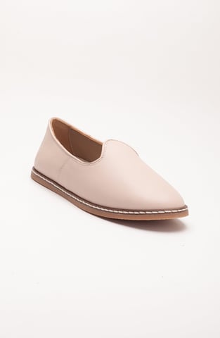 Dalya Leather Slip On Flats Women