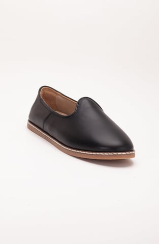 Dalya Leather Slip On Flats Women