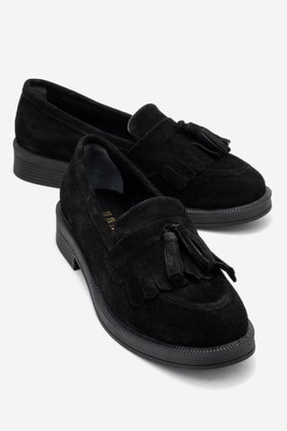 Milly Leather Tassel Loafer