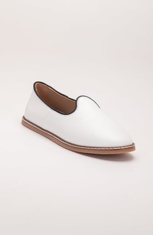 Dalya Leather Slip On Flats Women