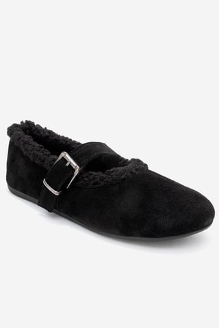 Guin Leather Strap Flat Women