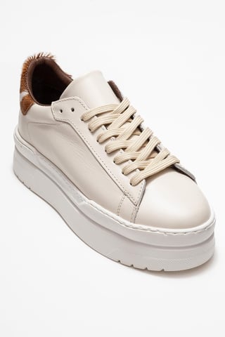 Anabel Leather Platform Sneakers Women