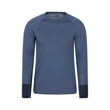 Mountain Warehouse Mens Long-Sleeved Base Layer Top (Navy)