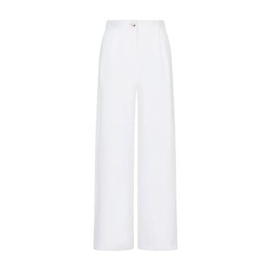 Armani Exchange Womens/Ladies Plain Trousers (White)