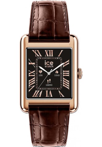 Ice Watch Ice Smart Tk 2.0 - Rose-gold - Brown Croco Unisex Horloge Bruin 025382